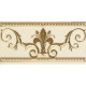 Керамический бордюр Ape Noblesse Cenefa Noblesse Marfil Gold  S001225 10x20 см