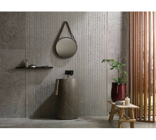 Керамическая плитка Porcelanosa Noir Caliza Spiga 100298578 настенная 45x120 см