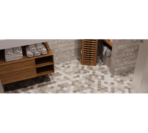 Керамическая мозаика StarMosaic Non-Slip White Antislip JWB60340 30,6x30,6 см