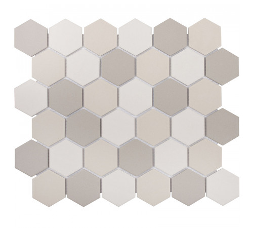 Керамическая мозаика StarMosaic Non-Slip Hexagon Small Lb Mix Antislip. JMT31955 28,2x32,5 см