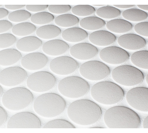 Керамическая мозаика StarMosaic Non-Slip Hexagon Penny Round White Antislip JNK81011 30,9x31,5 см