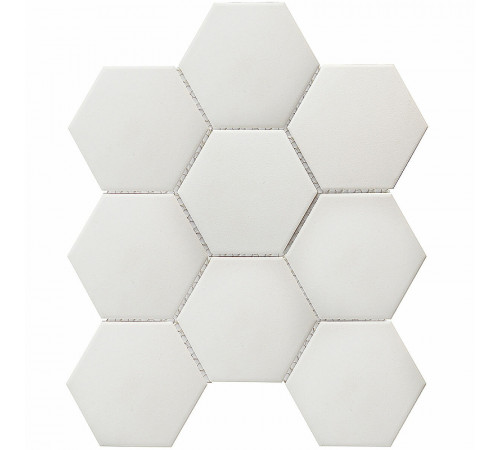 Керамическая мозаика StarMosaic Non-Slip Hexagon Big White Antislip JFQ51011 25,6x29,5 см