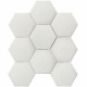 Керамическая мозаика StarMosaic Non-Slip Hexagon Big White Antislip JFQ51011 25,6x29,5 см