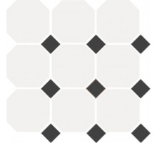 Керамогранит Top Cer Octagon White/Black Dots 30x30 см