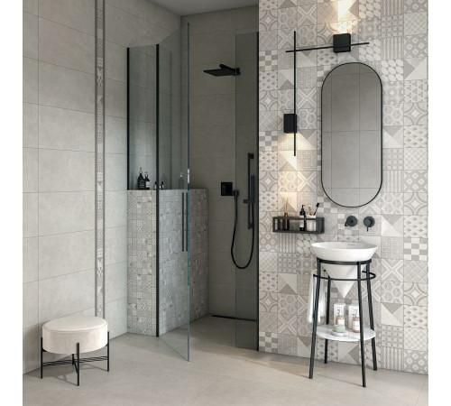 Керамогранит Kerama Marazzi Онда серый светлый натуральный обрезной SG648200R 60х60 см