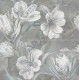 Керамическое панно Azori Opale Grey Flower 588912003 63х63 см