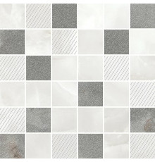 Керамическая мозаика Azori Opale Grey Mosaic 587433004 30х30 см