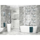 Керамическое панно Azori Opale Grey Flower 588912003 63х63 см