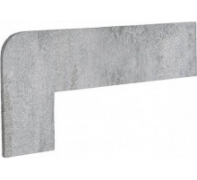 Плинтус угловой Exagres Opera Zanquin Recto Silver Izqda левый 17,5х42,3 см