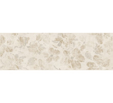Керамический декор Meissen Organic цветы бежевый OR2U011DT-63 25х75 см