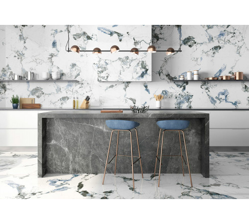 Керамогранит Geotiles Oyama Blue Super Polished 120х120 см