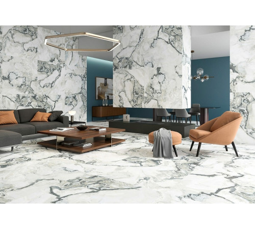 Керамогранит Geotiles Oyster Blanco Compacglass 120х120 см