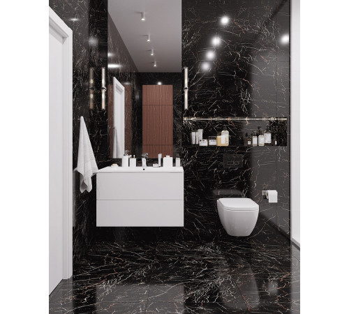 керамогранит Staro Palacio Molten Black High Gloss керамогранит 60x120 см