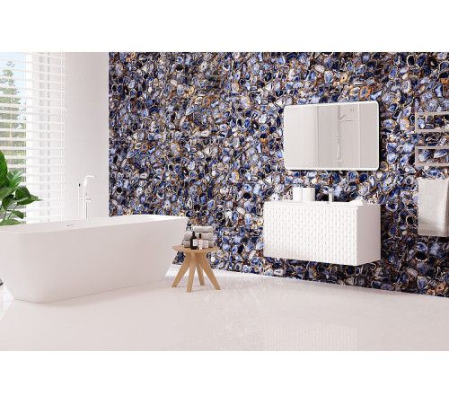 керамогранит Staro Palacio Rock Azul High Gloss керамогранит 60x120 см