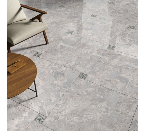 Керамогранит Kerama Marazzi Парнас серый обрезной SG841790R 80х80 см