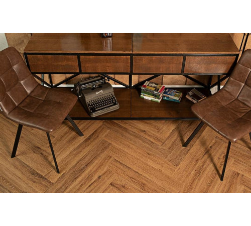 Виниловый ламинат Vinilam Parquet Herringbone 6.5мм IS11210 Де Вилль 720х120х6,5 мм