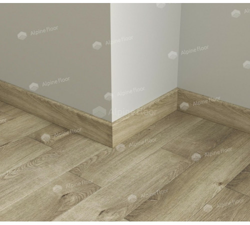 Плинтус Alpine Floor Parquet Light SK 13-5 Дуб Натуральный отбеленный 2200х80х12,5 мм