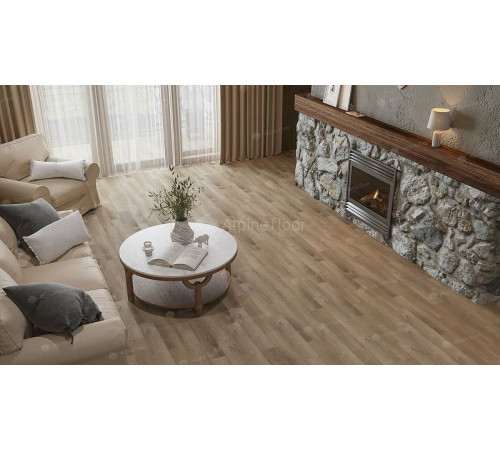 Виниловый ламинат Alpine Floor Parquet LVT ECO 16-17 Дуб Синистра 590х118х2,5 мм