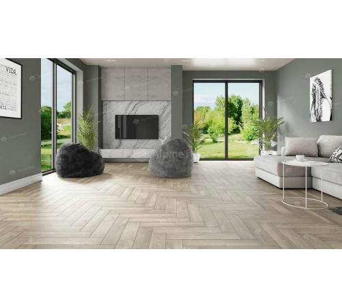 Виниловый ламинат Alpine Floor Parquet LVT  ECO 16-5 Дуб Натуральный Отбеленный 590х118х2,5 мм