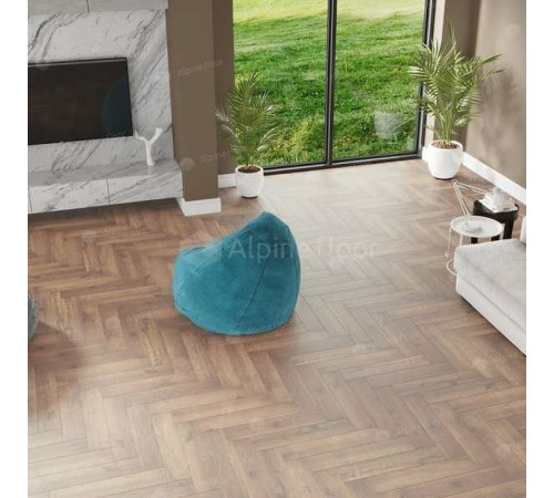 Виниловый ламинат Alpine Floor Parquet LVT ECO 16-2 Дуб Royal 590х118х2,5 мм