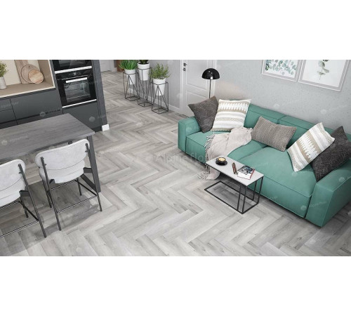 Виниловый ламинат Alpine Floor Parquet LVT ECO 16-18 Дуб Лейтена 590х118х2,5 мм