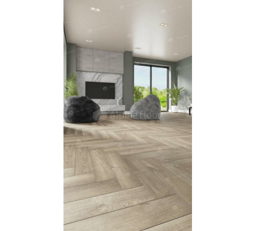 Виниловый ламинат Alpine Floor Parquet LVT  ECO 16-5 Дуб Натуральный Отбеленный 590х118х2,5 мм