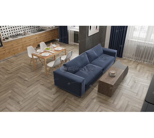 Виниловый ламинат Alpine Floor Parquet Premium ECO 19-15 Северная История 600х125х8 мм