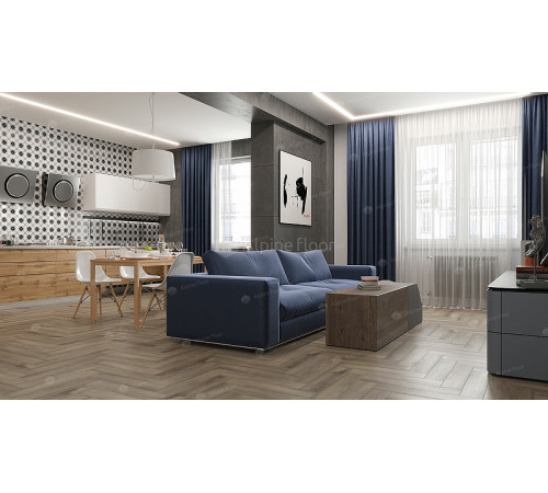 Виниловый ламинат Alpine Floor Parquet Premium ECO 19-15 Северная История 600х125х8 мм