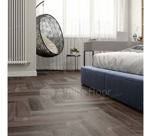 Виниловый ламинат Alpine Floor Parquet Premium ECO 19-16 Фафнир 600х125х8 мм