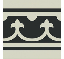 Керамический декор Ceramica Ribesalbes Pasion Blanco Cenefa PT02468 20х20 см