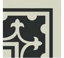 Керамический декор Ceramica Ribesalbes Pasion Blanco Esquina PT02469 20х20 см
