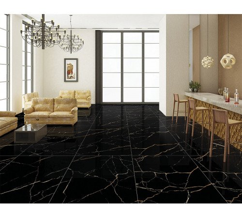 Керамогранит Infinity Ceramica Perugia Nero High Glossy 60х120 см