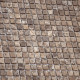 Мозаика Caramelle mosaic Pietrine 4 мм Emperador Dark MAT 30,5x30,5 см