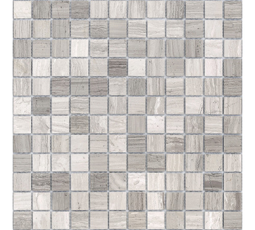 Мозаика Caramelle mosaic Pietrine 4 мм Travertino Silver POL 29,8x29,8 см