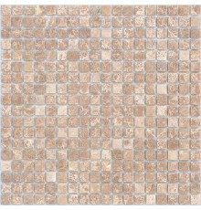 Мозаика Caramelle mosaic Pietrine 4 мм Emperador Light MAT 30,5x30,5 см