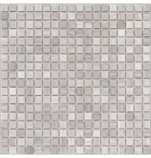 Мозаика Caramelle mosaic Pietrine 4 мм Travertino Silver MAT 30,5x30,5 см