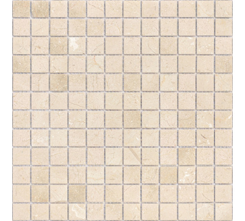 Мозаика Caramelle mosaic Pietrine 4 мм Crema Marfil MAT 29,8x29,8 см