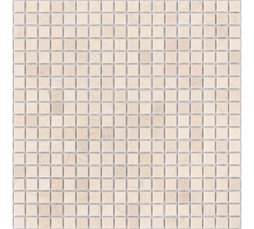 Мозаика Caramelle mosaic Pietrine 4 мм Crema Marfil MAT 30,5x30,5 см