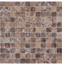 Мозаика Caramelle mosaic Pietrine 4 мм Emperador Dark MAT 29,8x29,8 см