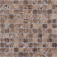 Мозаика Caramelle mosaic Pietrine 4 мм Emperador Dark MAT 29,8x29,8 см