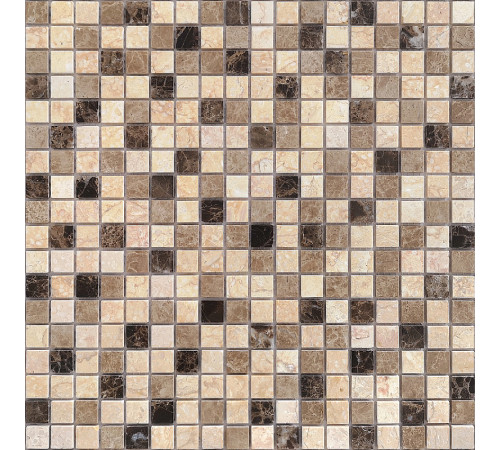 Мозаика Caramelle mosaic Pietrine 4 мм Pietra Mix 1 POL 30,5x30,5 см