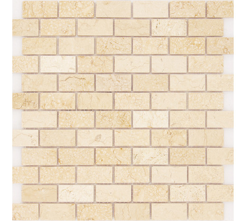 Мозаика Caramelle mosaic Pietrine 4 мм Botticino POL 29,8x29,8 см