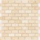 Мозаика Caramelle mosaic Pietrine 4 мм Botticino POL 29,8x29,8 см