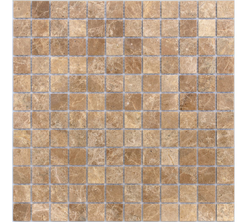 Мозаика Caramelle mosaic Pietrine 4 мм Emperador Light POL 29,8x29,8 см