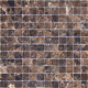 Мозаика Caramelle mosaic Pietrine 4 мм Emperador Dark POL 29,8x29,8 см