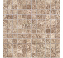 Мозаика Caramelle mosaic Pietrine 4 мм Emperador Light MAT 29,8x29,8 см