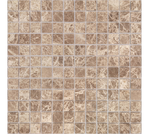 Мозаика Caramelle mosaic Pietrine 4 мм Emperador Light MAT 29,8x29,8 см