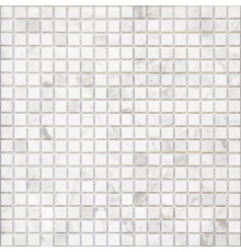 Мозаика Caramelle mosaic Pietrine 4 мм Dolomiti bianco MAT 30,5x30,5 см