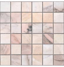 Мозаика Caramelle mosaic Pietrine 7 мм Rosa Salmone POL 30,5x30,5 см