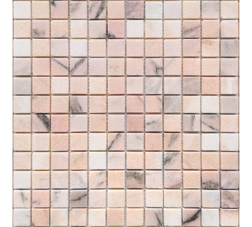 Мозаика Caramelle mosaic Pietrine 7 мм Rosa Salmone POL 29,8x29,8 см